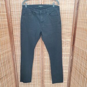 Kenneth Cole Black Slim Fit Mens Jeans Size 34x32